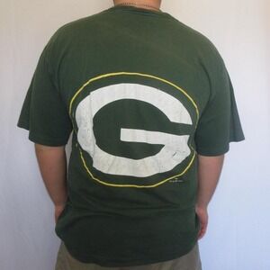 Vintage Single Stitch Green Bay packers graphic t-shirt
